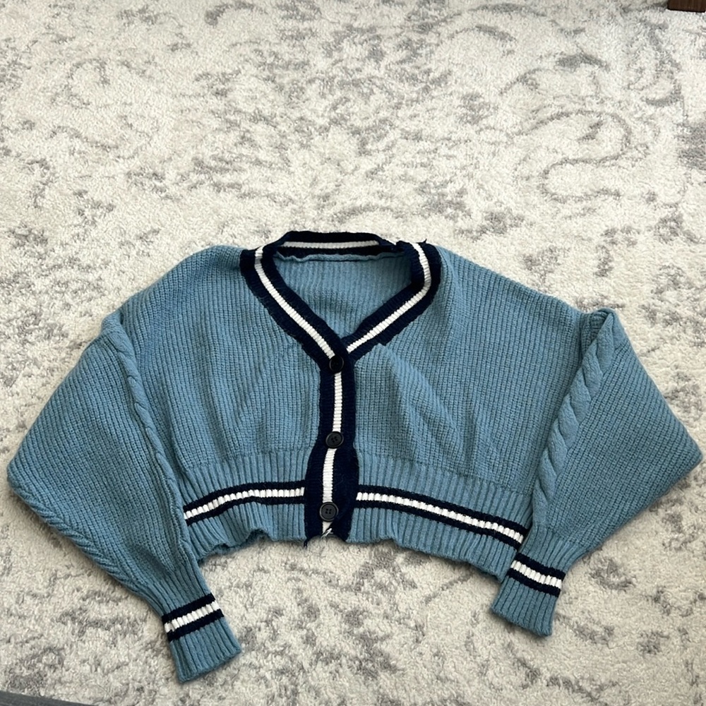 Blue Cardigan